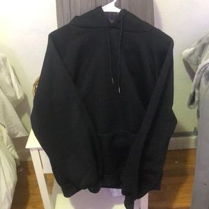 oversized black hoodie